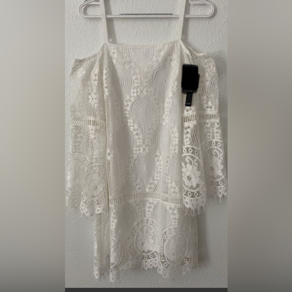 Nicole Miller White Lace Dress Size 4